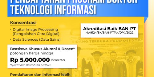 Pendaftaran Program Doktor Teknologi Informasi Universitas Putra Indonesia (YPTK) Padang